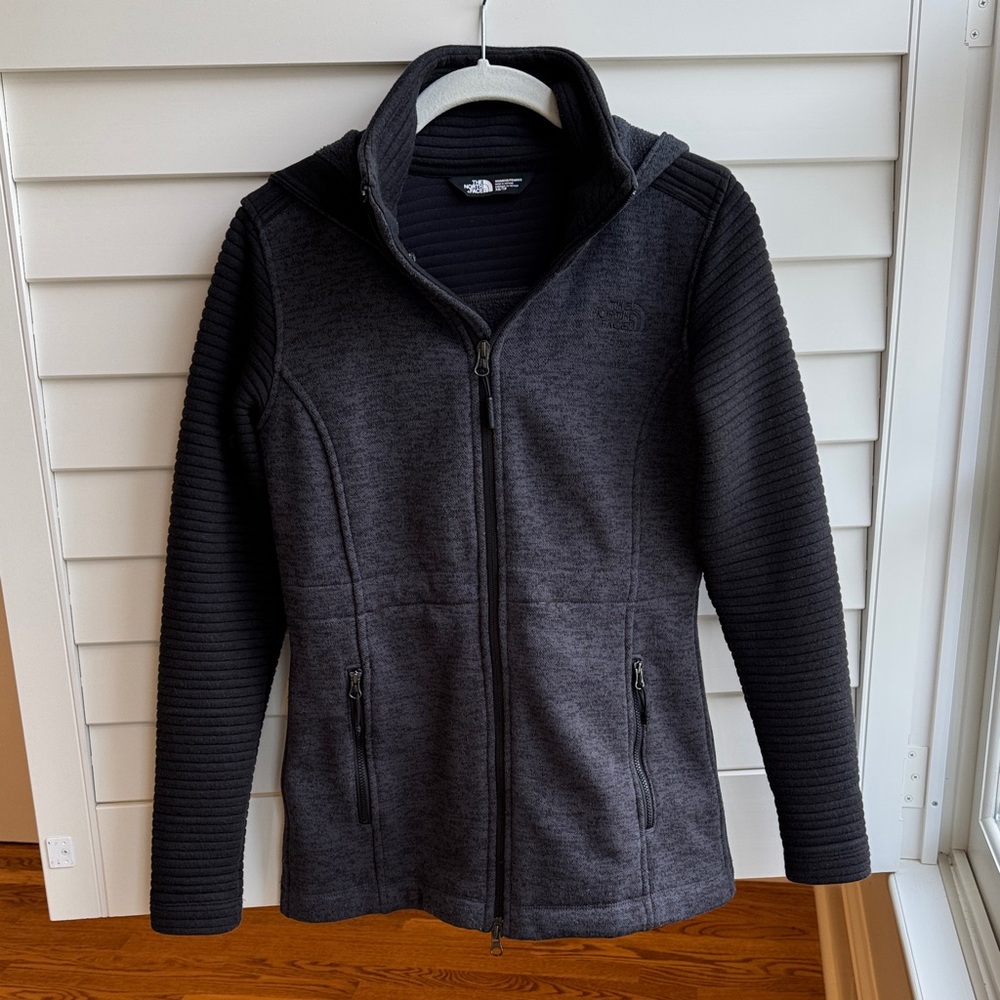 The North Face | Women’s Black/Charcoal Full-Zip Hooded Jacket | Size XS/TP